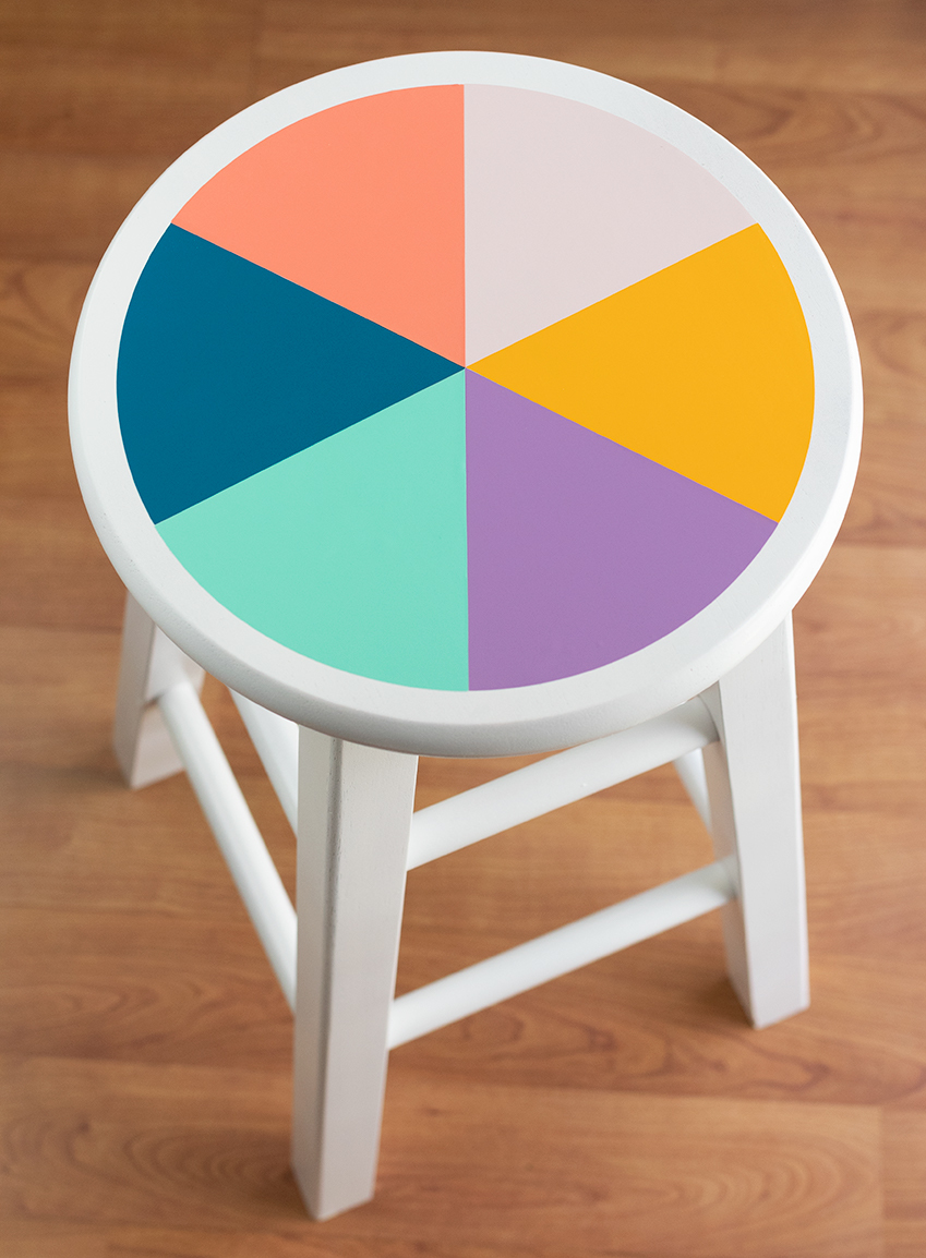 Color Wheel Stool