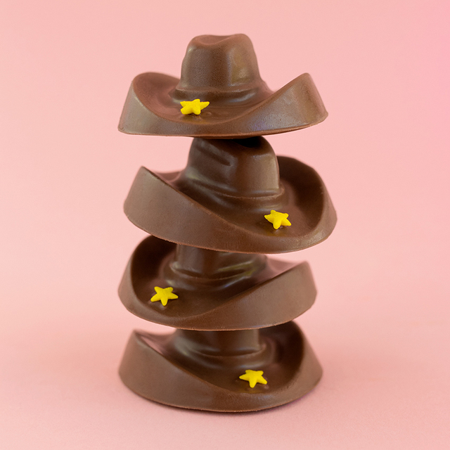 Peanut Butter Chocolate Cowboy Hats