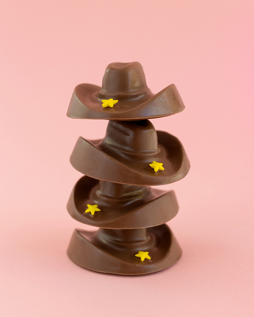 Peanut Butter Chocolate Cowboy Hats