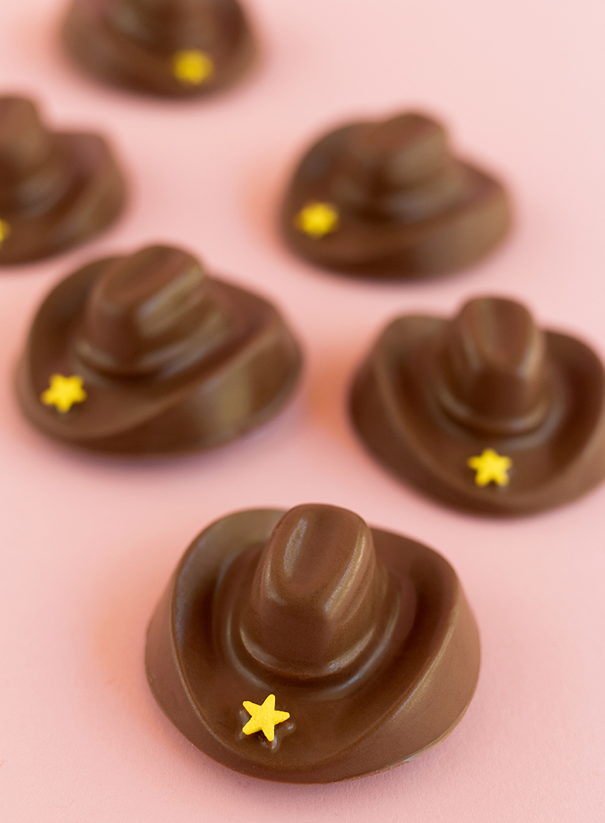 Cowboy hat chocolates.