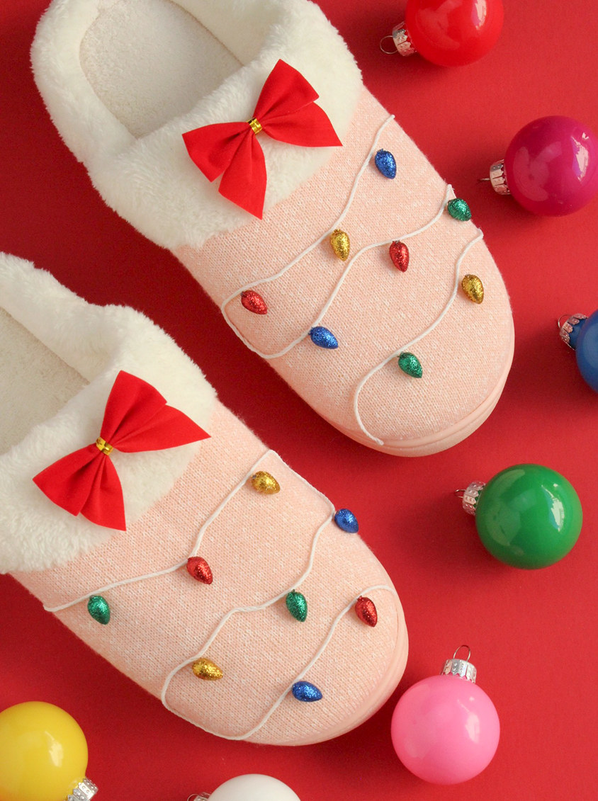 Festive slippers online