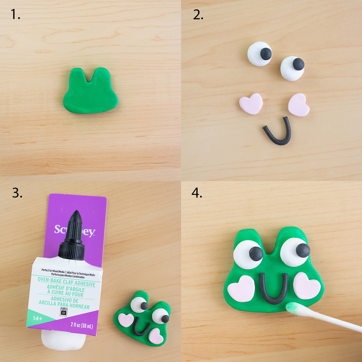 Frog Magnet Instructions