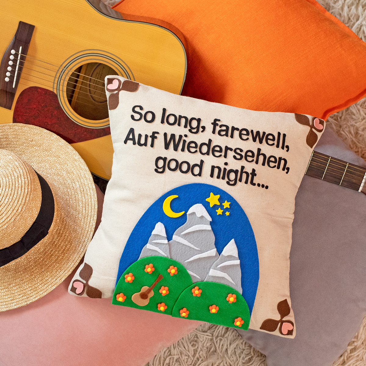 Styled Sound of Music Pillow