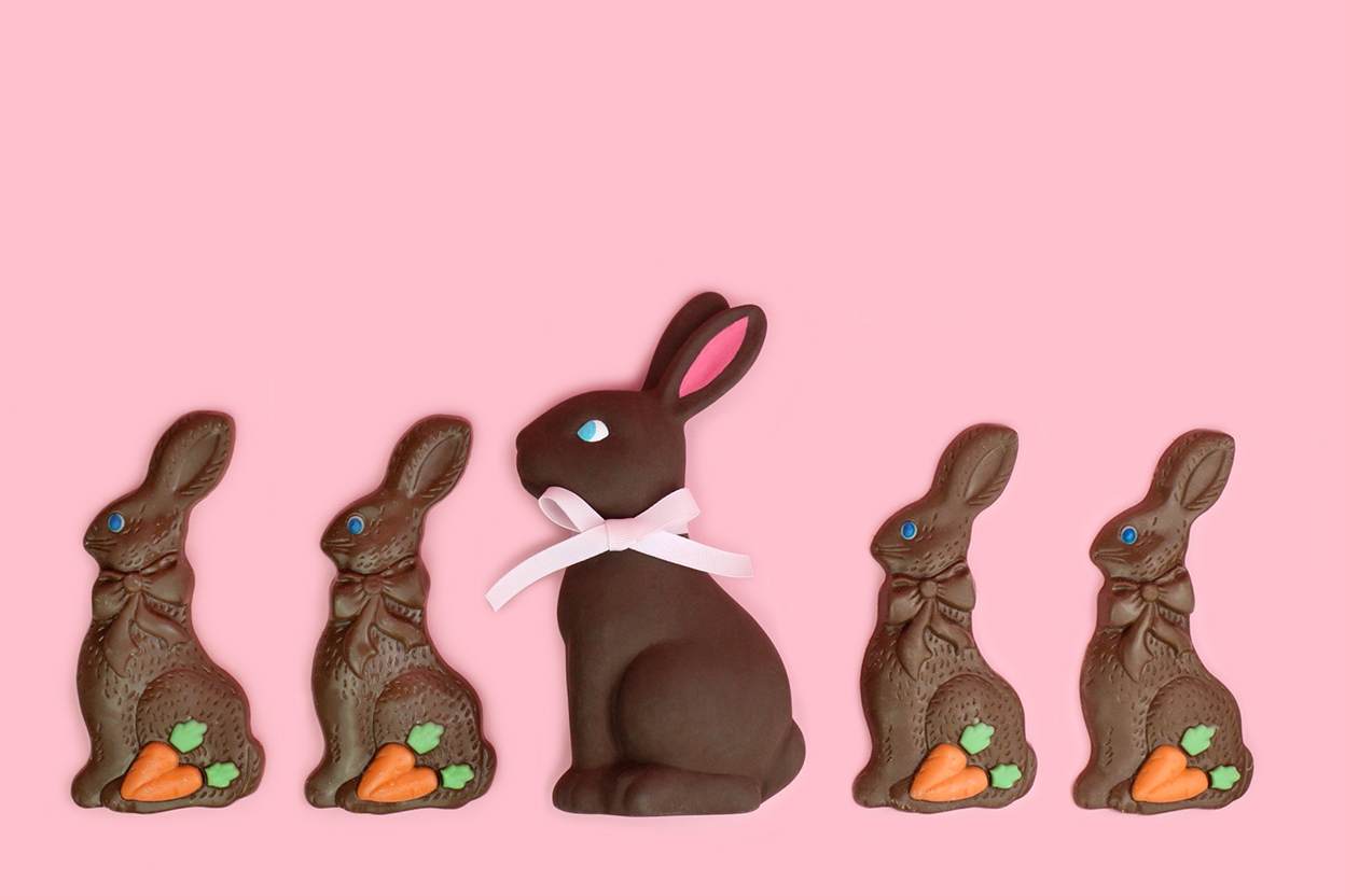 DIY Chocolate Bunny Easter Décor - Crafterward