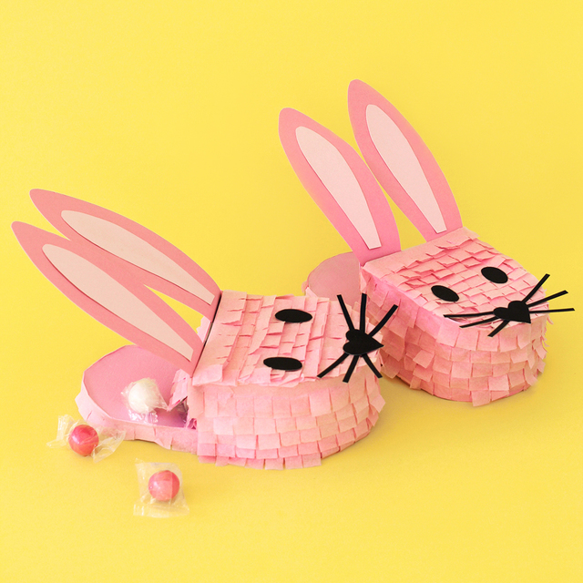 Pink Bunny Slipper Piñatas